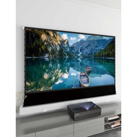 VIVIDSTORM Wall Brackets - Must Purchase with Our Screen for ElectricTension Floor Screen Wall Mount Set of Two - White Color(Including 2 Brackets)