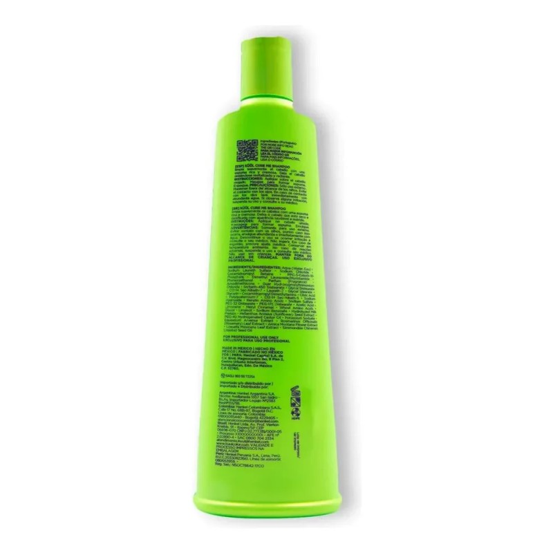 Shampoo Küül Cure Me reparador reconstructor de cabello 300 ml