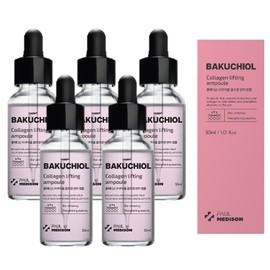 Paul Medison Bakuchiol Collagen Elasticity Ampoule 30ml, 5 pcs / 폴메디슨 바쿠치올 콜라겐 탄력 앰플 30ml, 5개