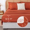 Litanika Oversized King Size Comforter Set with Sheets Burnt Orange