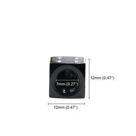 Cobella Black Dice Style Valve Cap Aluminum Car Bike Tire Air Valve Dustproof Stem Caps Cover, Pack of 4