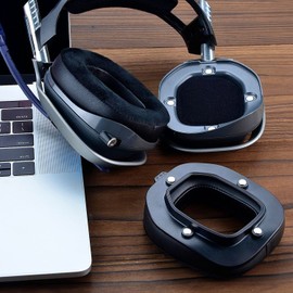 Yaowanguan A40 TR Ear Pads for Astro Gaming A40 TR Wired Gaming Headset Headbands Microphone Foam Additional Thick Ear Covers Cups Pads Replacement Protein + Velvet Black