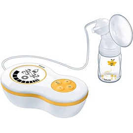 Beurer BY 40 Electric Breast Pump with Stimulation Mode and Memory Function, Includes AVENT and NUK Adapter