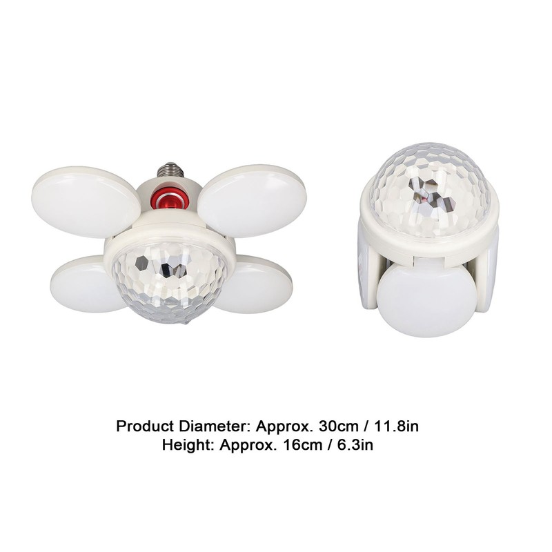 LED Bluetooth Light 48W 85‑265V E27 Ceiling Lamp RGBW Remote