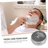 Outanaya Men Peppermint Shaving Soap Portable Travel for Deep Cleaning
