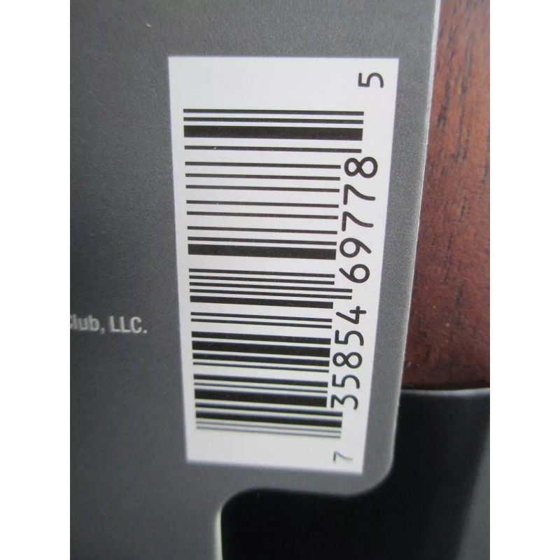 Realspace Solid Wood Walnut Danish Modern Desk Pen Holder with