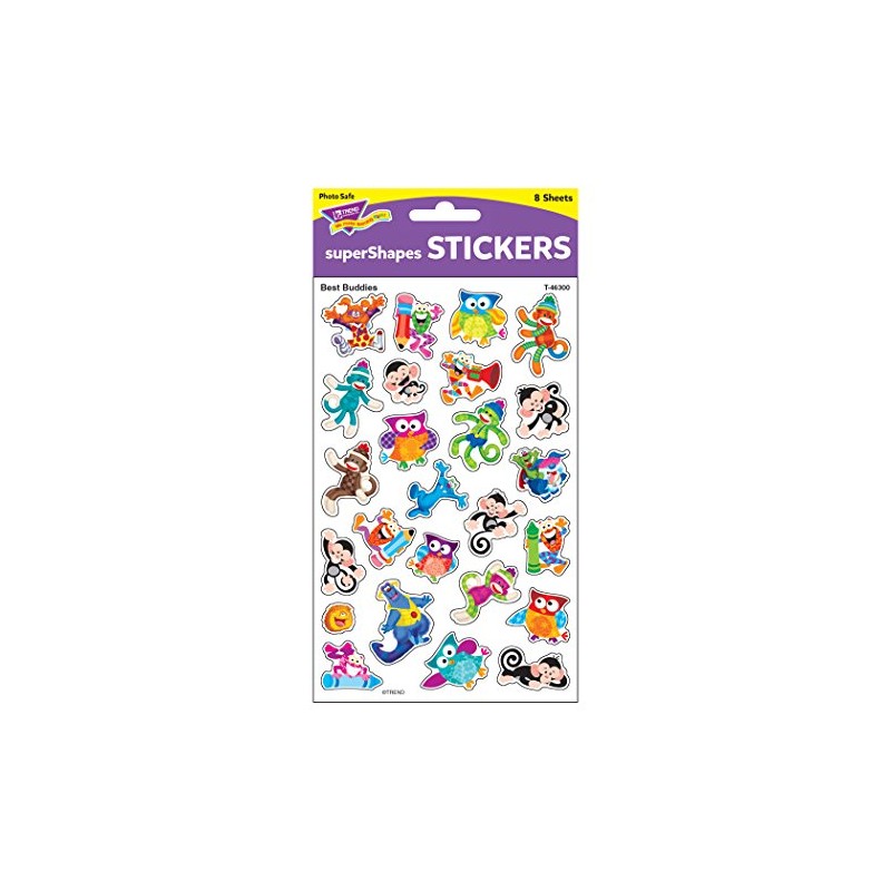 Best Buddies superShapes Teacher Reward Stickers