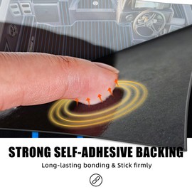 Fullfire Boat Flooring - EVA Foam Boat Decking - Faux Teak Marine Mat Self-Adhesive Marine Carpet for Motorboat RV Yacht Kayak 94" x 47" Blue with White Lines