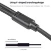 Dual 1/4 Inch to XLR Male Y Splitter Cable XLR