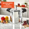 IMUSA USA A417-80808 22Qt Jumbo Stovetop Pressure Cooker with Regulator