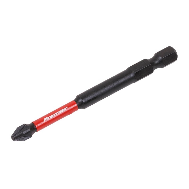 Sealey AK8258 3pc 75mm Pozi #2 Impact Power Tool Bit