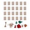 24Pcs Christmas Advent Calendar Drawstring Bags Reusable Hanging Countdown Pouch