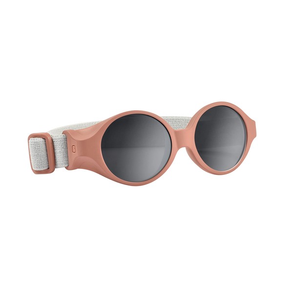 BÉABA, Baby Sunglasses 0-9 Months 100% UV Protection - CAT 4, Side Protection, Optimum Comfort, Adjustable Elastic Band, Terracotta