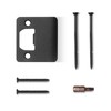MOSECYOU Extended Strike Plate 2" x 2-1/4", Heavy Duty Version