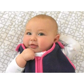 Baby Deedee Sleep Nest Fleece Sleeping Bag, Purple Rain, Small