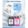 TECKKIN 63XL Ink Cartridges Black & Color Replacement Compatible for
