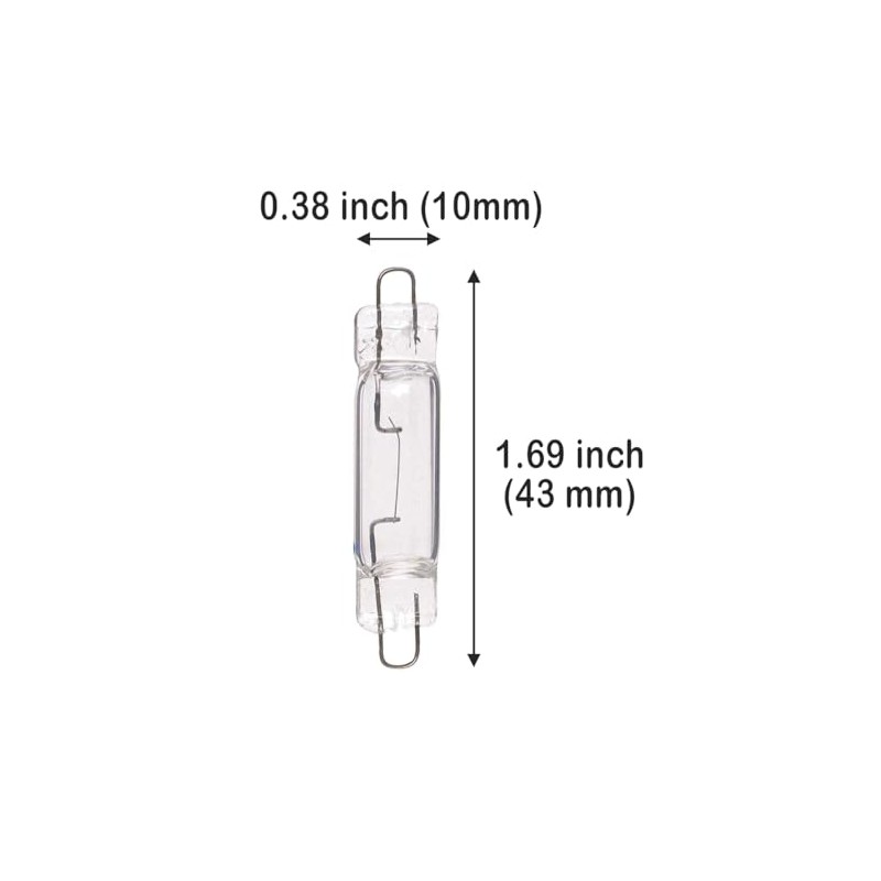 Satco S6994 Transitional Bulb in Light Finish, 1.69 inches, Clear