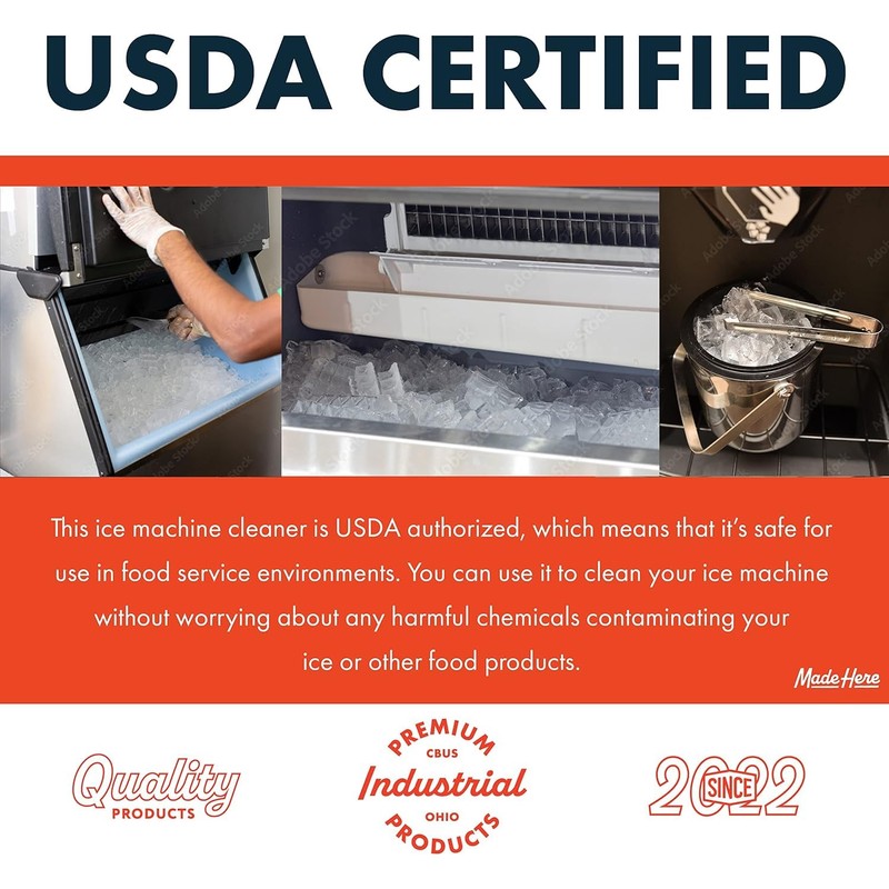 Made Here Co. Nickel Safe Ice Machine Cleaner and Descaler16