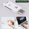 USB 2.0 Card Reader Fast Data Transfer for SD, and