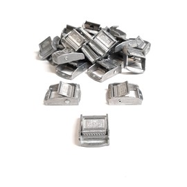Church Products UK 25mm Metal Cam Buckles (250kg) Lock Lever Flap x2 For Webbing, Straps And Bags (2)