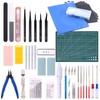 Findfly 36Pcs Modeler Basic Tools Craft Set Hobby Building Tools