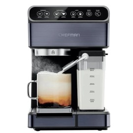 Chefman 6-in-1 Espresso Machine with Steamer, Automatic One-Touch Coffee Maker,