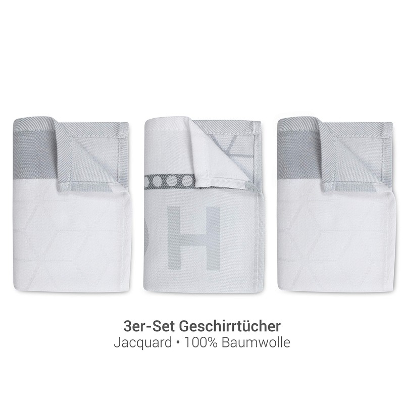Dyckhoff Set of 3 kitchen towels – tea towels in