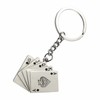 Komonee Poker Hand Metal Key Chain Texas Holdem Royal Flush