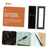 Operitacx Pack of 10 Black Pencil Case Empty Pen Organiser