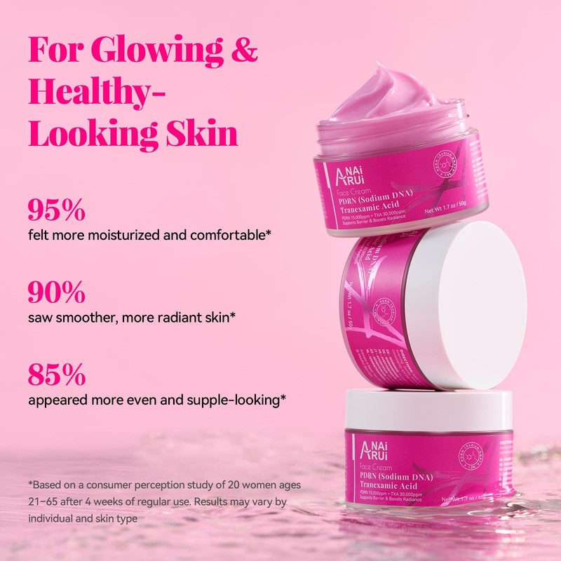 ANAiRUi PDRN Face Cream Rejuvenating Moisturizer Soothing 1.7oz