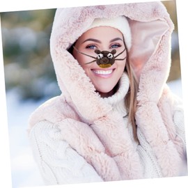COLLBATH Nose Warmer Women Cozy Protector Winter Blocked Nose Relief Weather Cartoon Cover Lovely Nose Guards Dirt Bike Socks Nose Mask Knitting Nose Guards Acrylic Thread Coffee