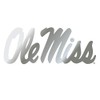 Craftique Mississippi Decal (SIL OLE MISS DECAL (3",4",6",12"), 6 in)
