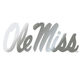 Craftique Mississippi Decal (SIL OLE MISS DECAL (3",4",6",12"), 6 in)