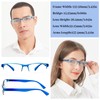 WEMOOMOOTANTS 4 Pairs of 3.5 Half Rim Reading Glasses for