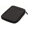 Black Fish Leather Like Vinyl Bible Cover Case with Handle,
