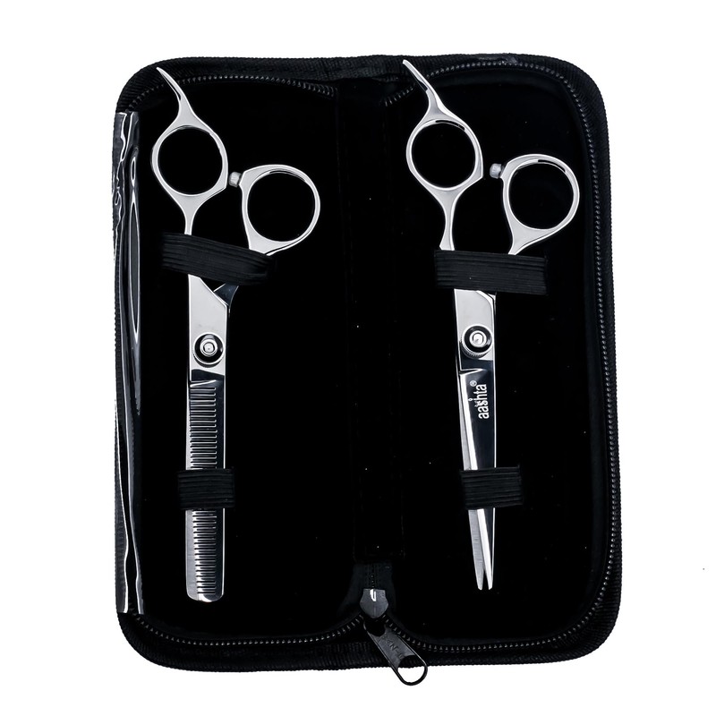 Estuche De Tijeras Para Estilista Barber Peluquero Aashta 6" Profesional