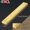1/4" x 1" Brass Flat Bar Blank 6" Long Solid