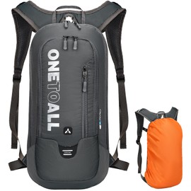 LOCAL LION Fahrradrucksack Skirucksack klein für Damen Herren 6L Ultraleicht wasserdicht zum Skifahren Radsport Camping