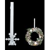 1x Snowflake Over The Door 'Christmas' Wreath Hanger- Red or