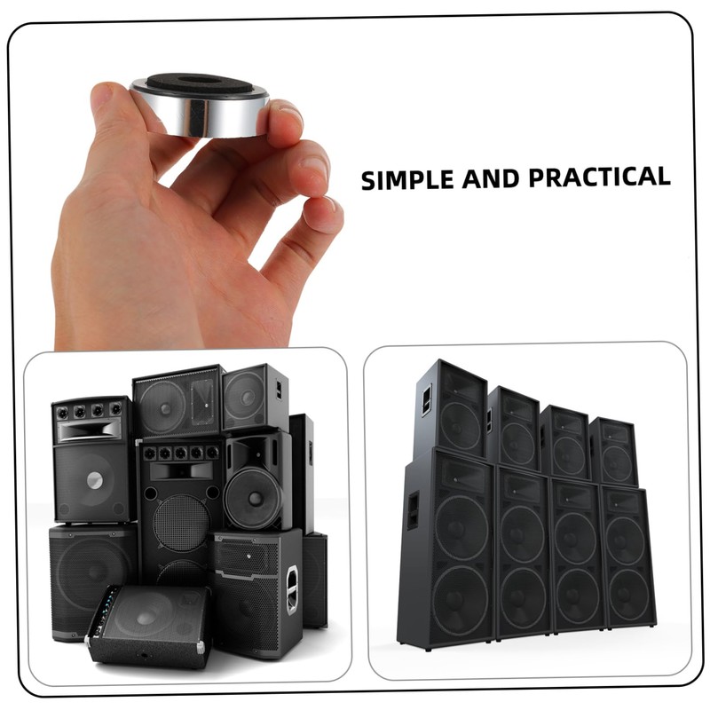 OSALADI 12pcs Amplifier Feet Pads Speaker Isolation Stand Base for