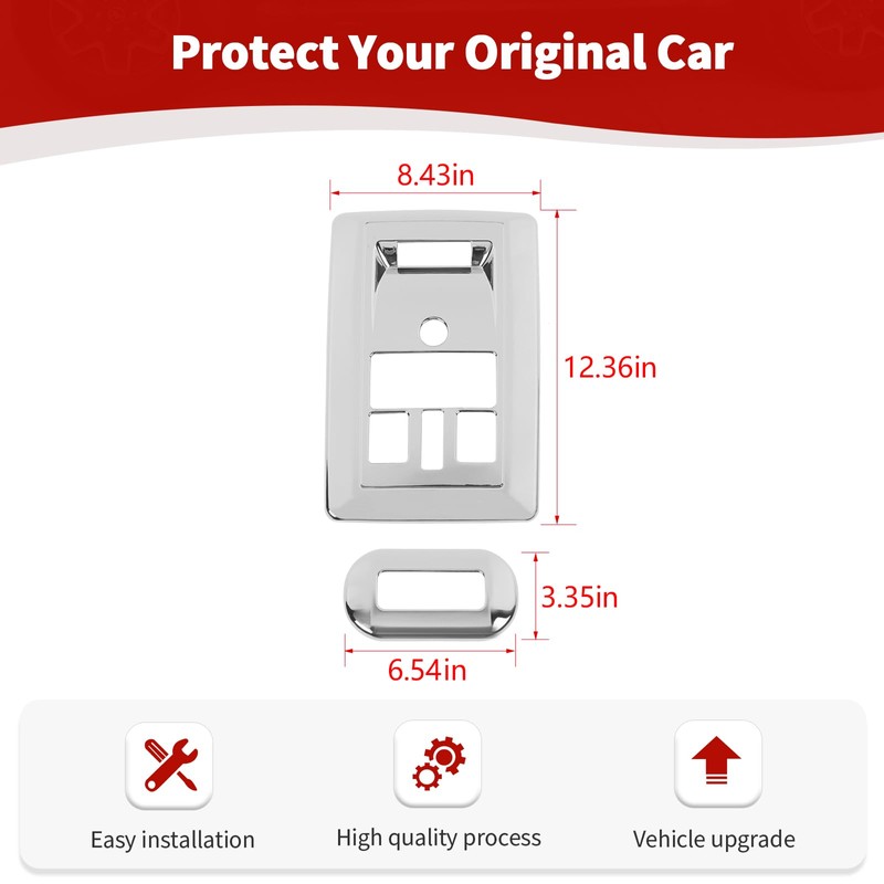 JOSHELA for RAM Overhead Console Dome Light Cover Trim for