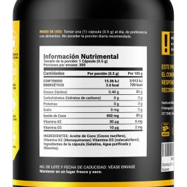 Vitamina D3 400 UI + K2 | 300 Cápsulas B-Life | Huesos Fuertes y Sistema Inmune Activo | Alta Absorción