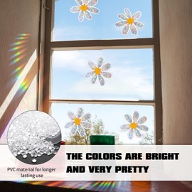 2 Sets Rainbow Window Stickers Suncatcher Stickers Prism Window Film Window Film Children's Room Bird Anti-Collision Sticker Suitable for Decoration of Glass Doors and Windows