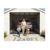 12x8Ft Garage Door Screen 1 Car Magnetic Garage Screen Door