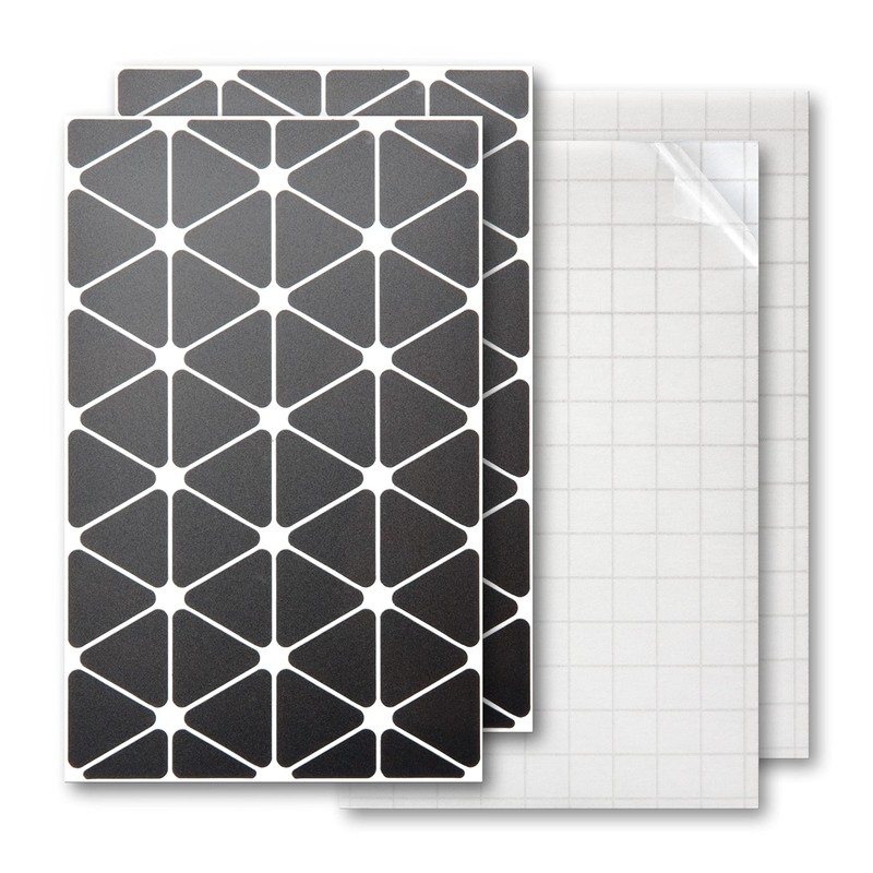 Luxshield Reflector Sticker Set - Triangles Small - for Bicycle,