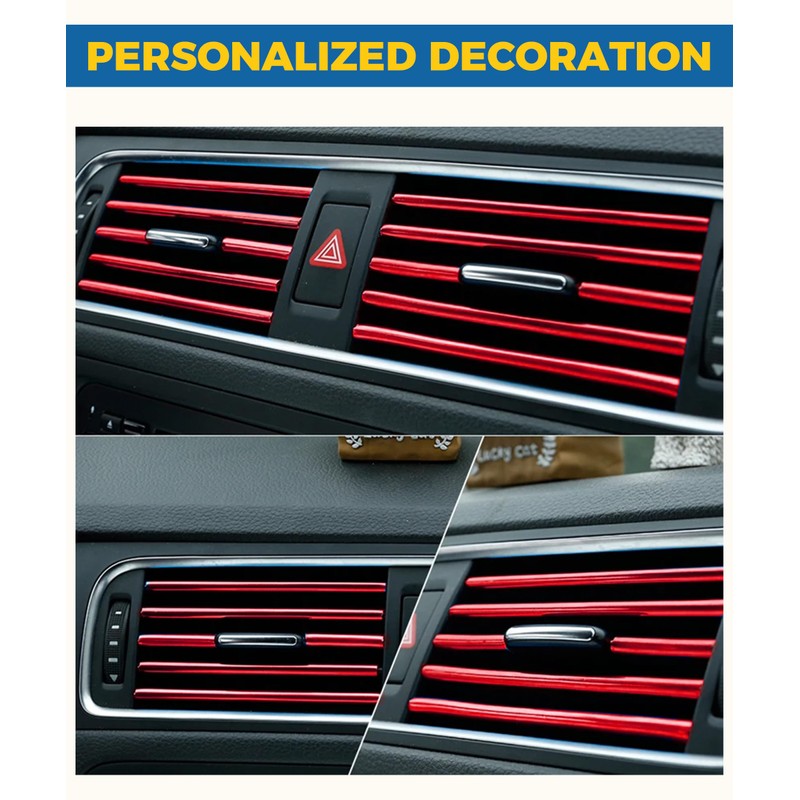 Flaconi 20 pieces car air vent decoration, car accessories decoration,
