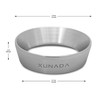 XUNADA 54mm Espresso Dosing Funnel, Precision Stainless Steel Coffee Dosing
