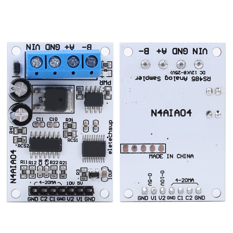 4‑20MA RS485 Voltage Current Analog Collector Acquisition ADC Modbus RTU