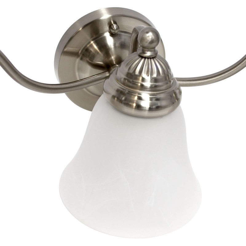 Simple Designs VT1023-BSN 19.25" Classic 3 Light Winding Metal and