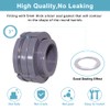 Ququyi 3 Inch PVC Bulkhead Water Tank Connector Adapter Fitting
